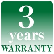 3 Years WARRANTY