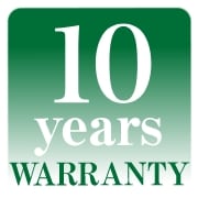 10 Years WARRANTY