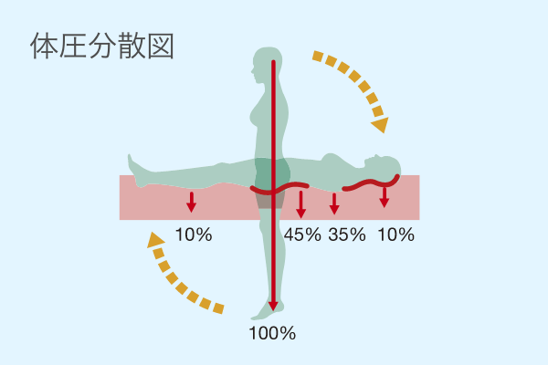 体圧分散図