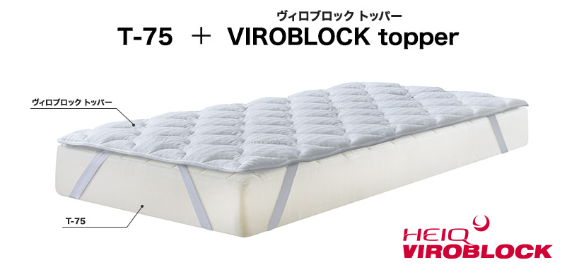 T-75とViroblockトッパー