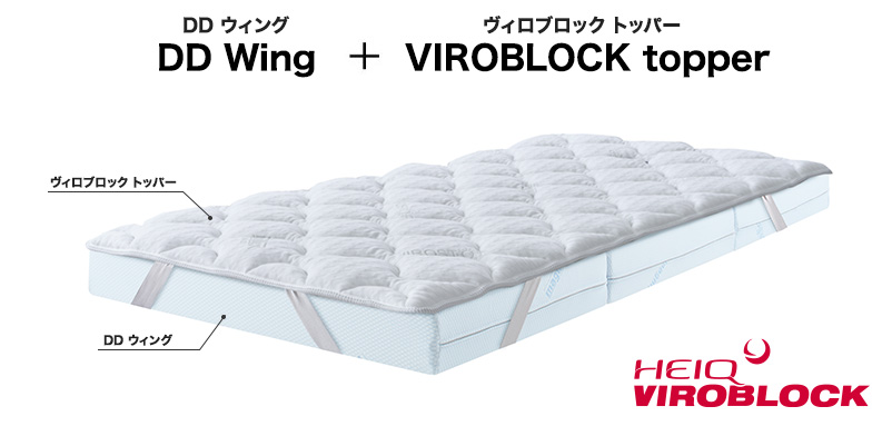 DDウィングとViroblockトッパー