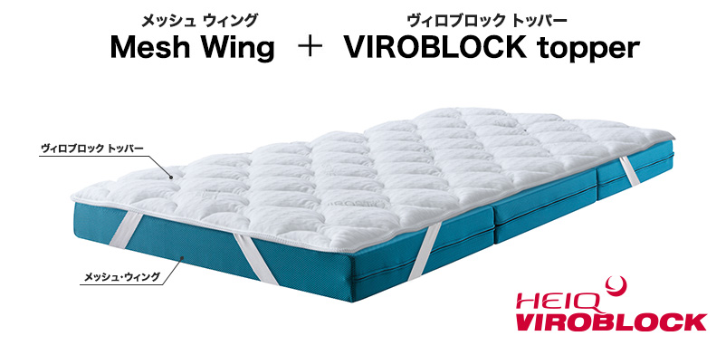 メッシュウィングとViroblockトッパー