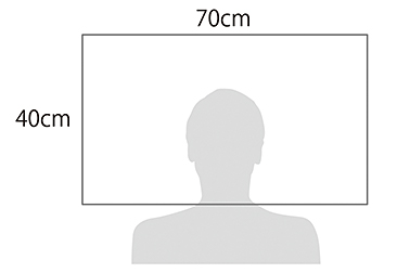 サイズ：幅70cm×奥行40cm×高さ10＆9cm