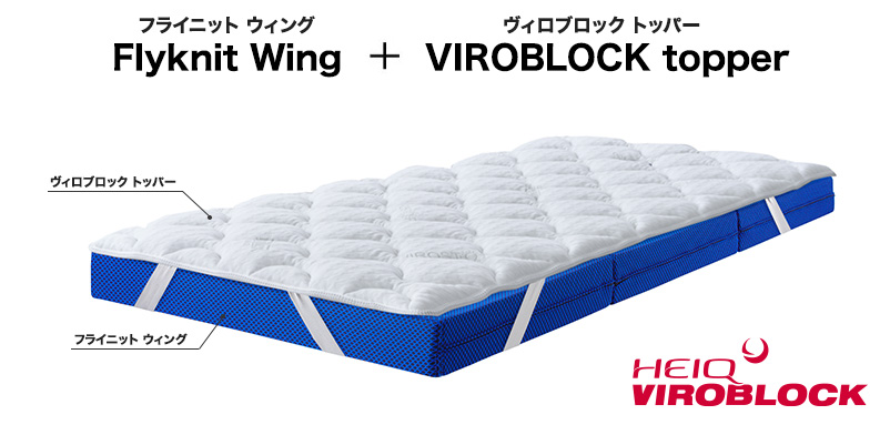 フライニット ウィングとViroblockトッパー