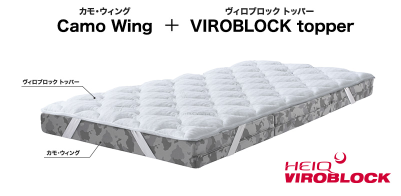 カモ・ウィングとViroblockトッパー