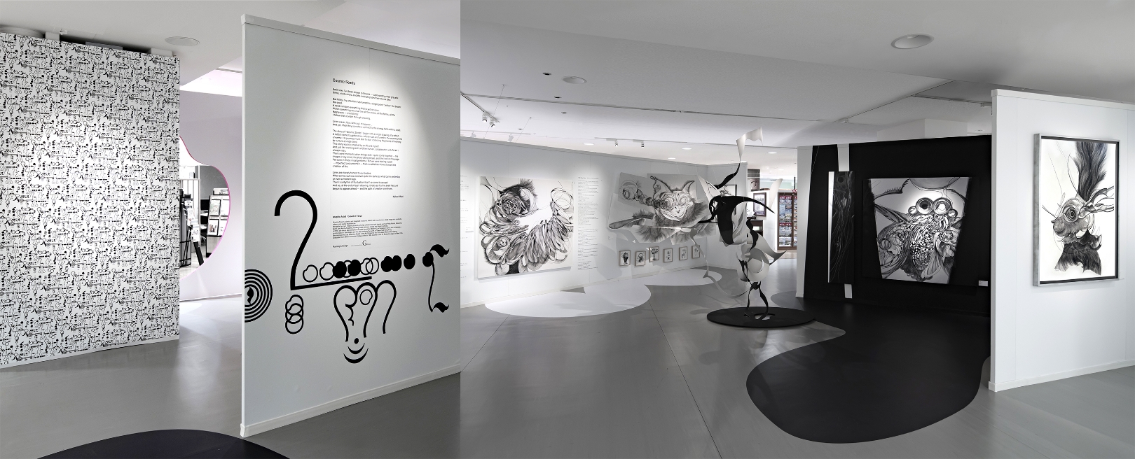 牧かほり個展 「宇宙種-Cosmic Seeds」会場構成(2025年大阪髙島屋7階 新催物会場 ）